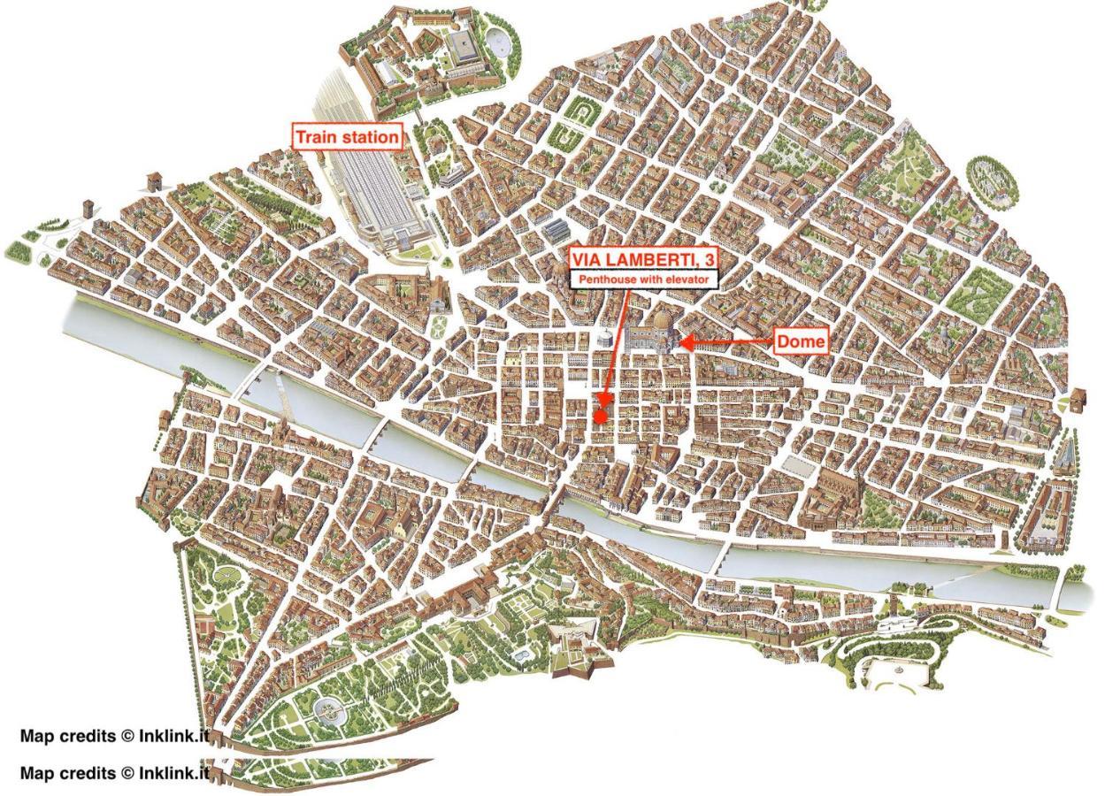 Via Lamberti, 3 - Charming - Charming And Historic 5th-floor Attic With Elevator In A Building At The Heart Of Vibrant Florence, Just A 2-minute Walk From Attractions * Florence