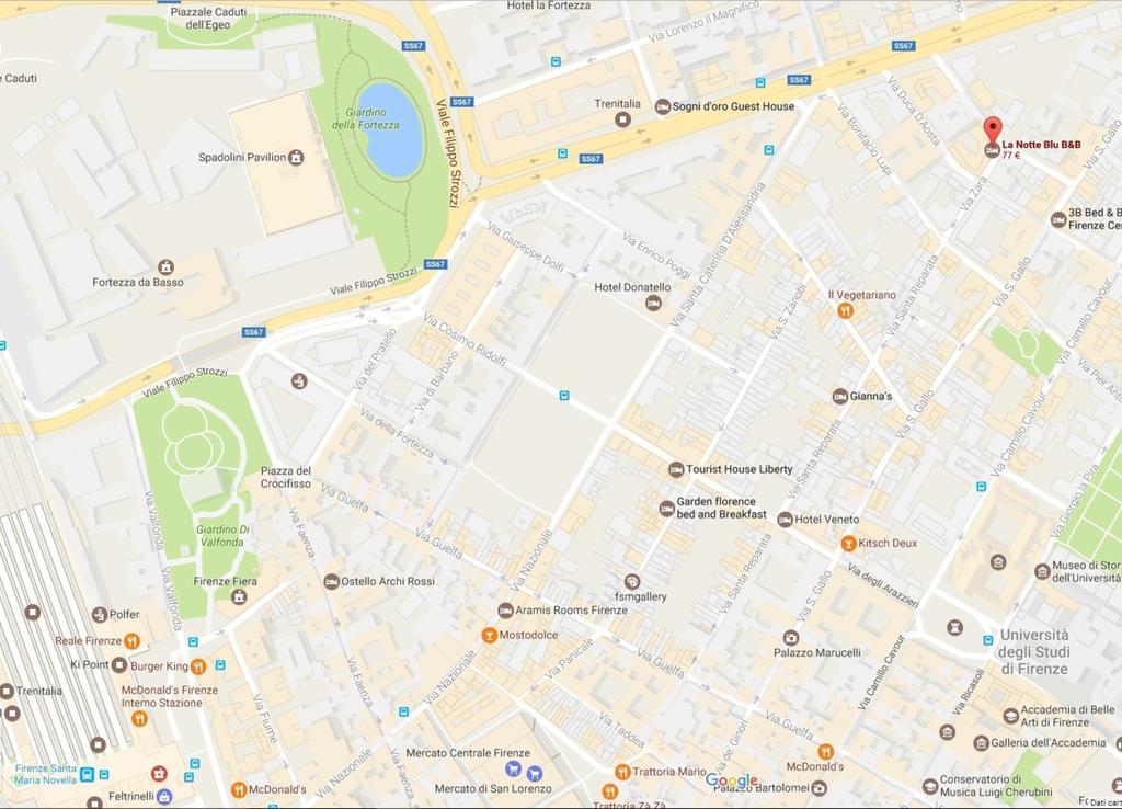 La Notte Blu Bed & Breakfast Florence