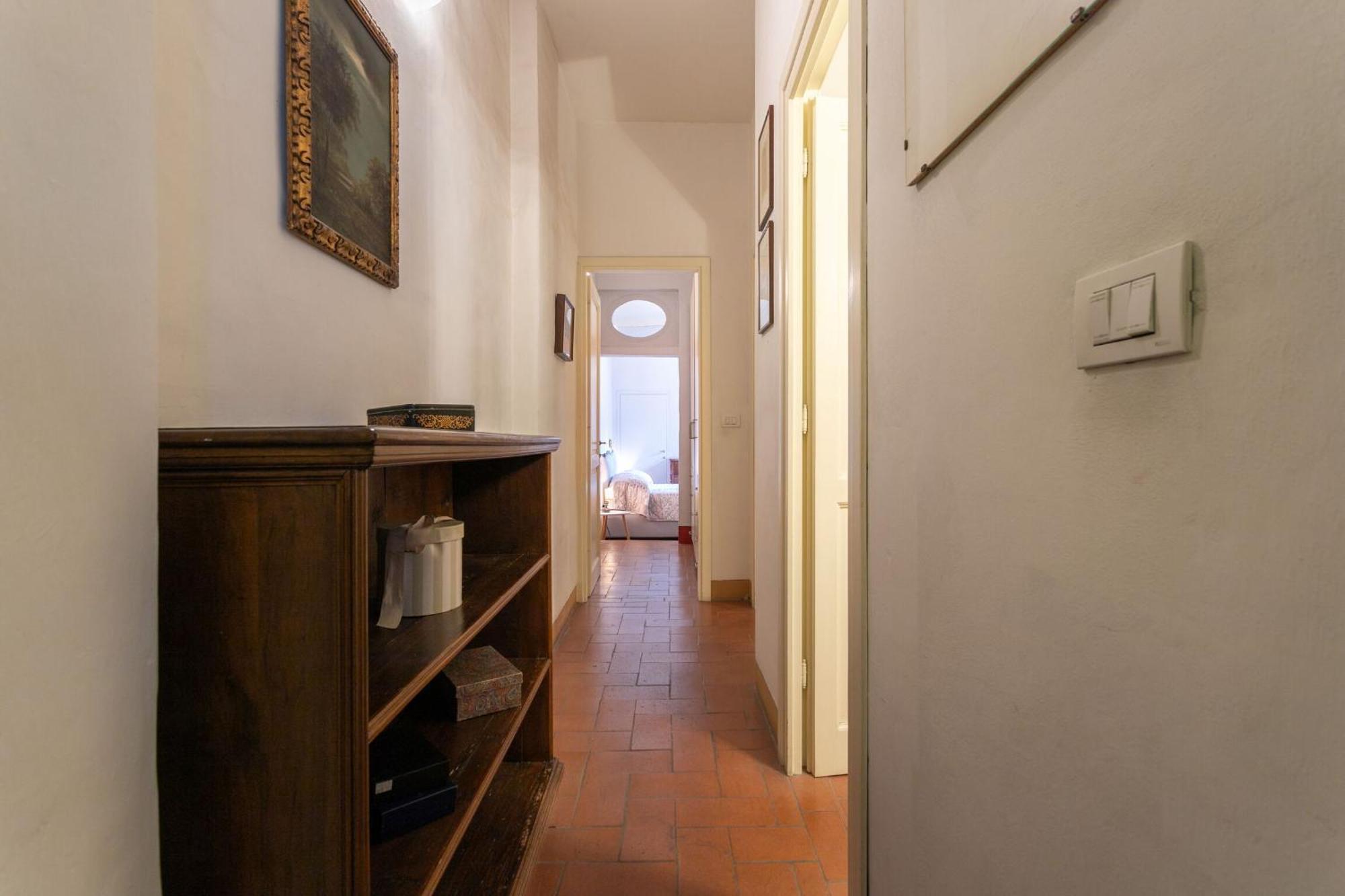 Santa Croce Dante's View With Terrace By Halldis Florence