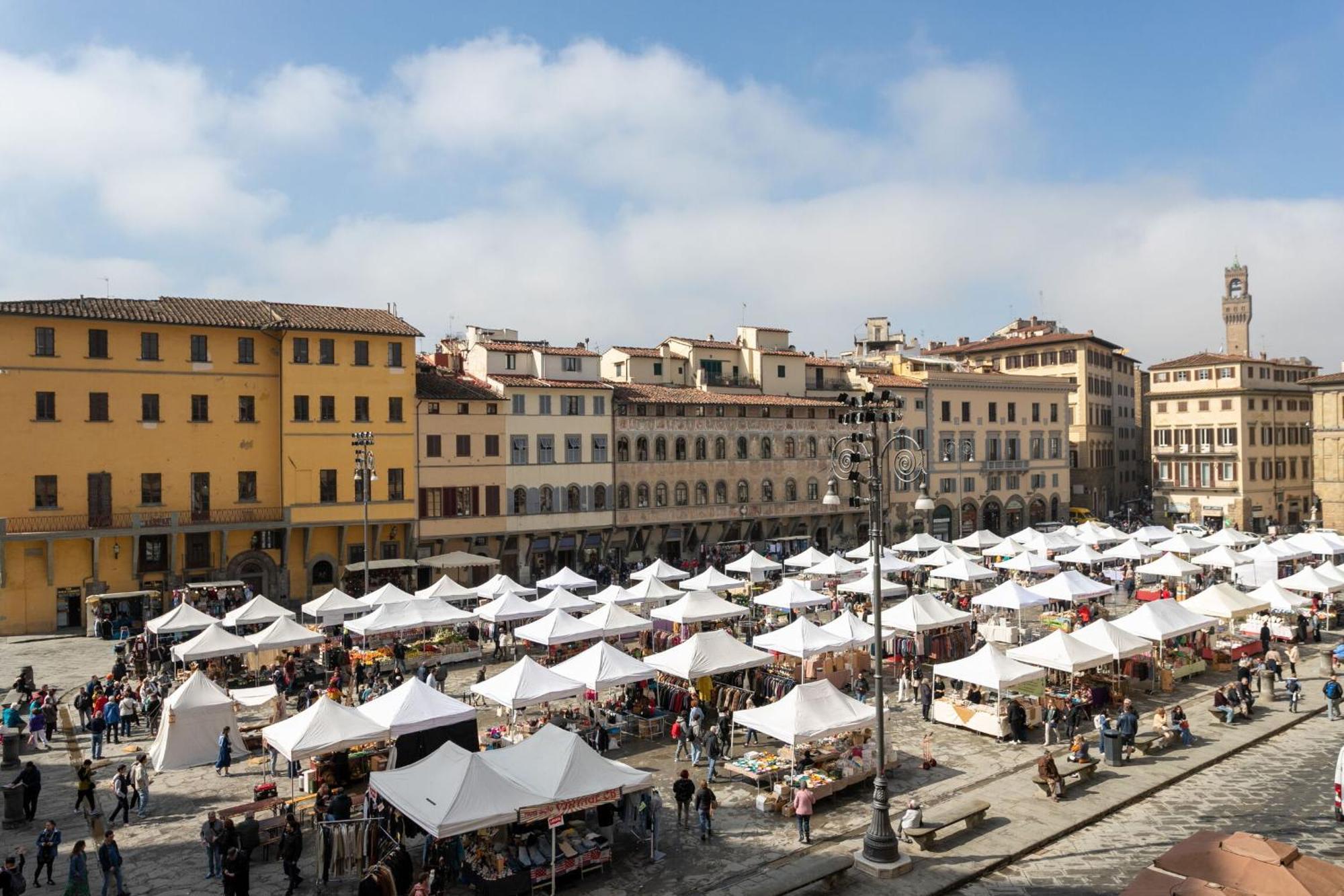 Santa Croce Dante's View With Terrace By Halldis Florence