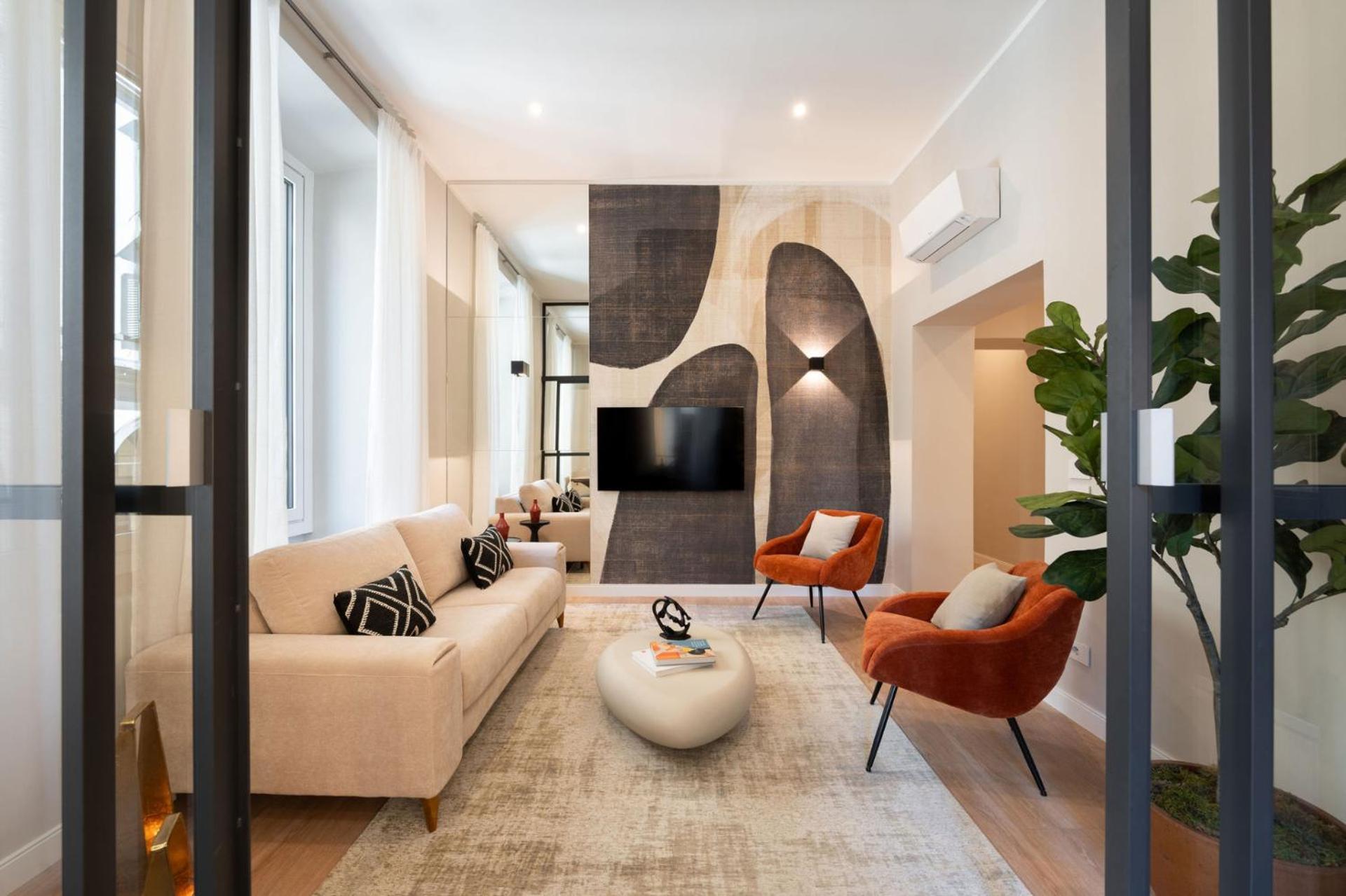 Apartment -the Tangerine Arcade With View Florence