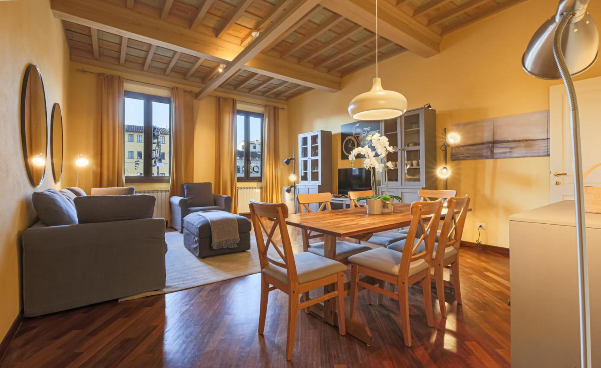 Apartment Florence- Dante's View-piazza Santa Croce In The Heart Of Florence
