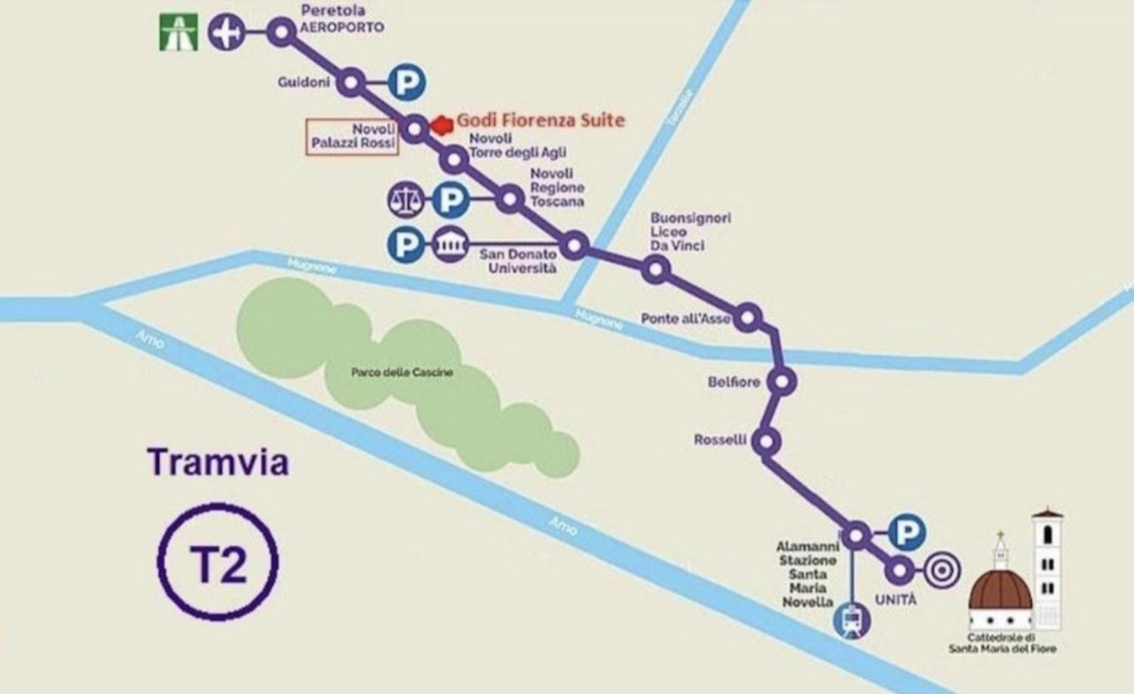Appartement Godi Fiorenza - Duomo A 15 Minuti E Aeroporto A 4 Minuti Con Tramvia T2 *