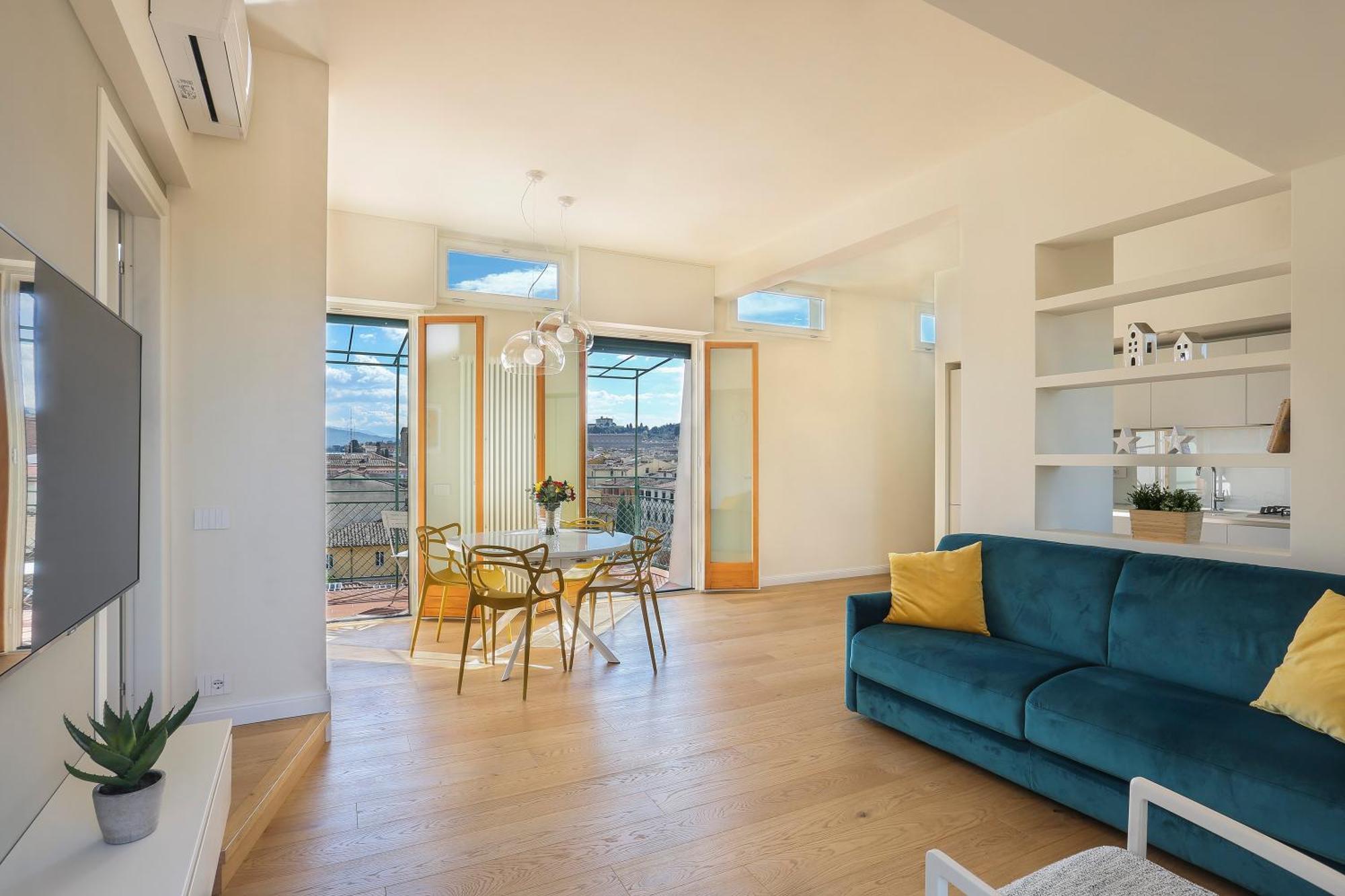 Penthouse With Big Terrace In Oltrarno Appartement Florence