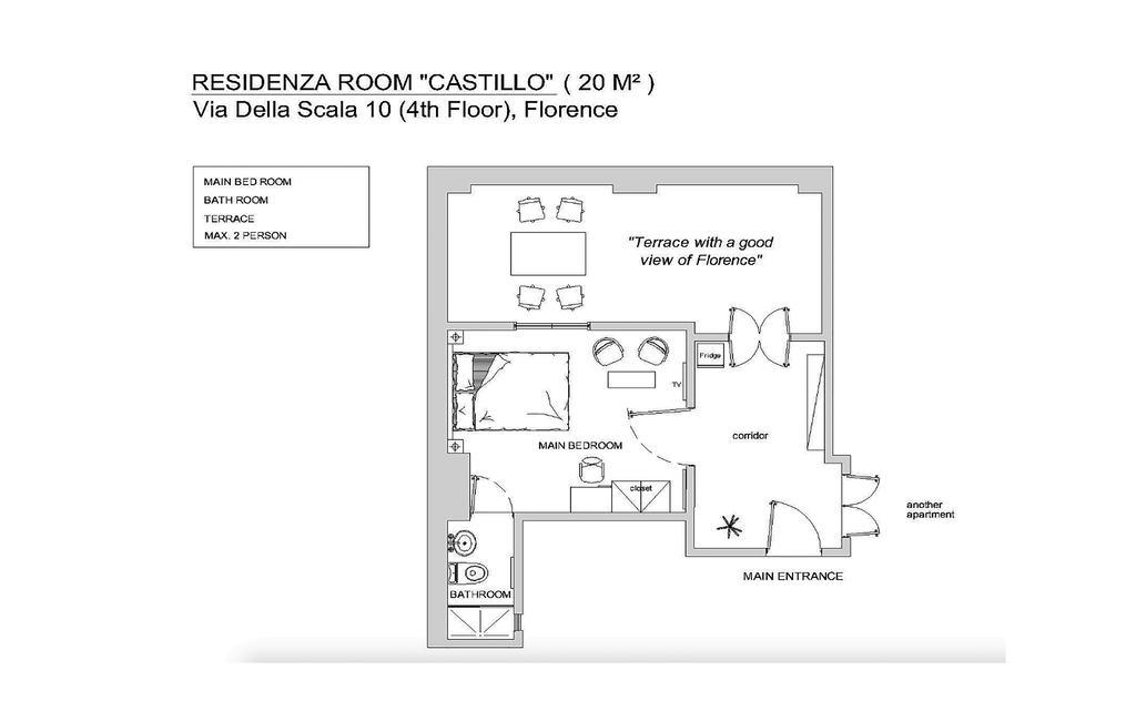 Guest house Residenza Castillo Florence