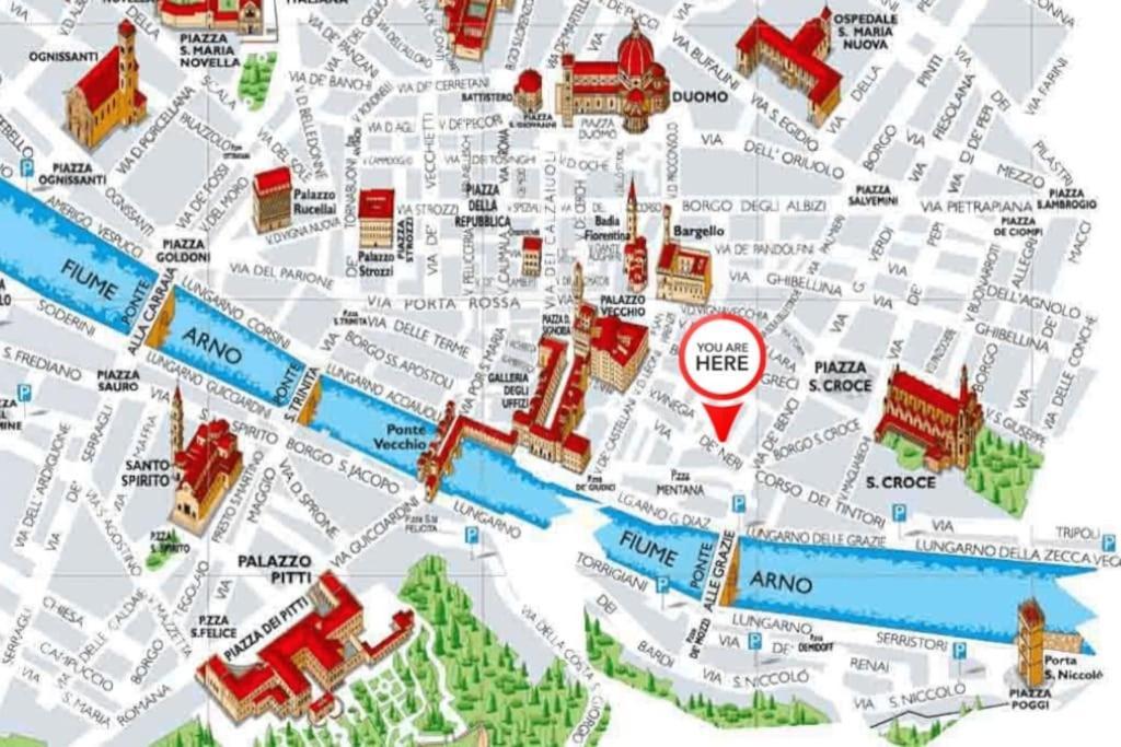 Uffizi Gallery In The Heart Of The * Florence