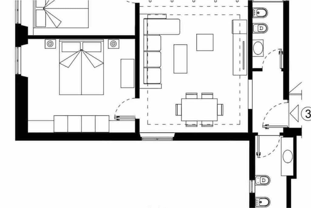 White Martelli Apartment
