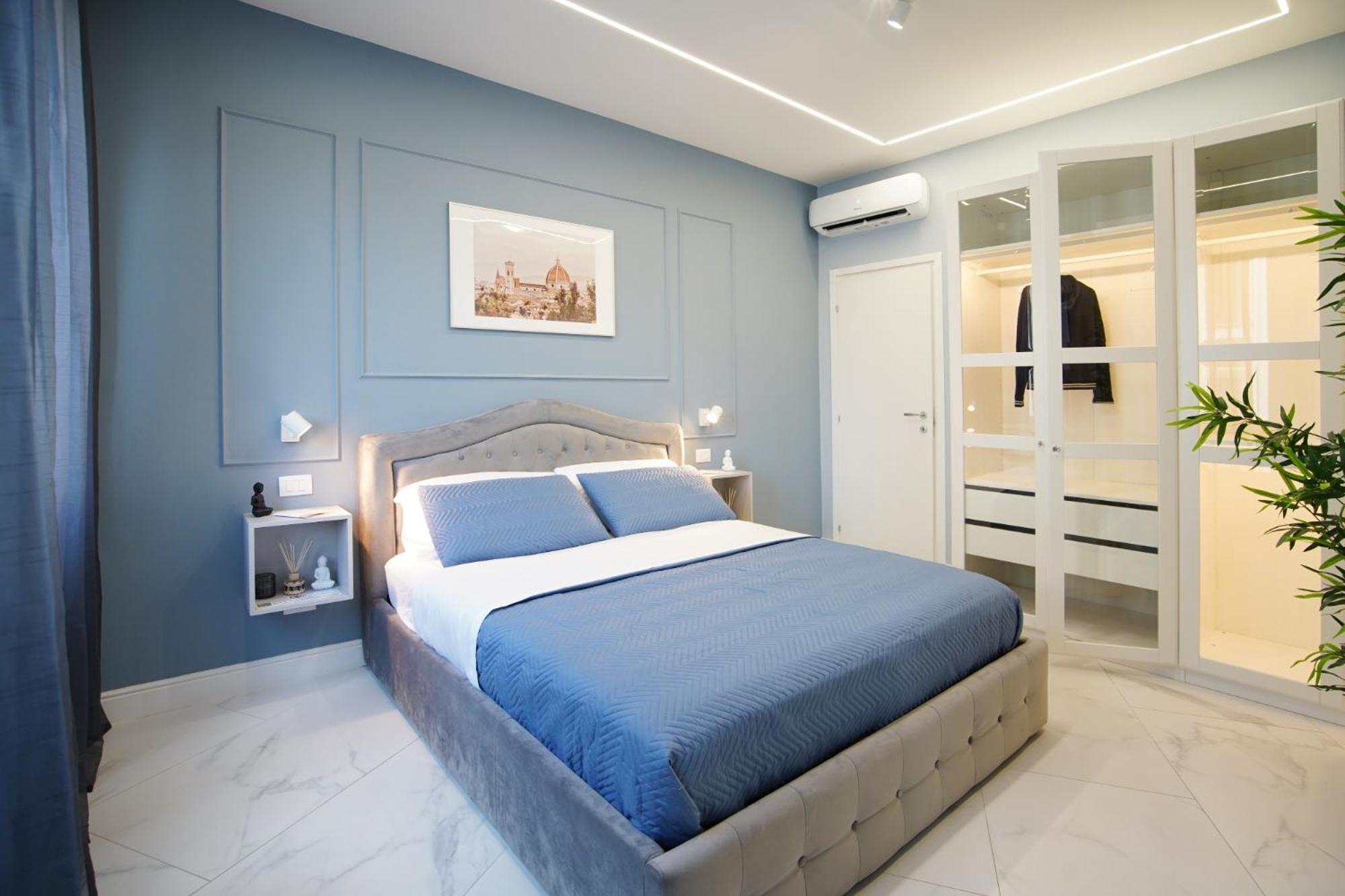 Appartement Sky Downtown Smn ,train Station,2 Letti,balcone Florence